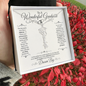 To A Wonderful Graduate on Her Graduation Day Custom Dream Big Name Necklace