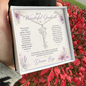 To A Wonderful Graduate on Her Graduation Day Custom Dream Big Name Necklace