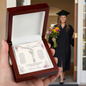 To A Wonderful Graduate on Her Graduation Day Custom Dream Big Name Necklace