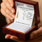 Congratulations - Class Of 2026 - Trust In The Lord Psalm 62:6 Custom Name Necklace