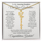 To Amazing Daughter on Your Graduation Day Custom Congratulations Name Necklace