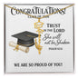Congratulations Class Of 2026 - Trust In The Lord Psalm 62:6 Custom Name Necklace
