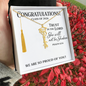 Congratulations - Class Of 2026 - Trust In The Lord Psalm 62:6 Custom Name Necklace
