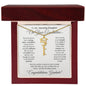 To Amazing Daughter on Your Graduation Day Custom Congratulations Name Necklace
