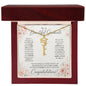 To A Beautiful Graduate Graduation Day Custom Congratulations Name Necklace Gift for Her