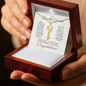 To A Beautiful Graduate on Her Graduation Day Custom Congratulations Name Necklace