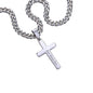 To My Son I'm Always Proud of You Personalized Cross with Cuban Link Chain