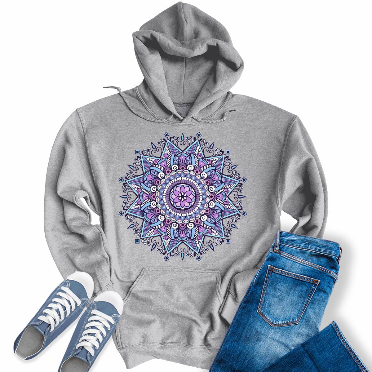 Purple Mandala Comfort Hoodie