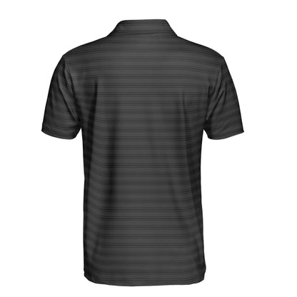 Mens Golf Polo Shirts Charcoal Short Sleeve Dry Fit Performance Moisture Wicking Casual Golf Shirts for Men