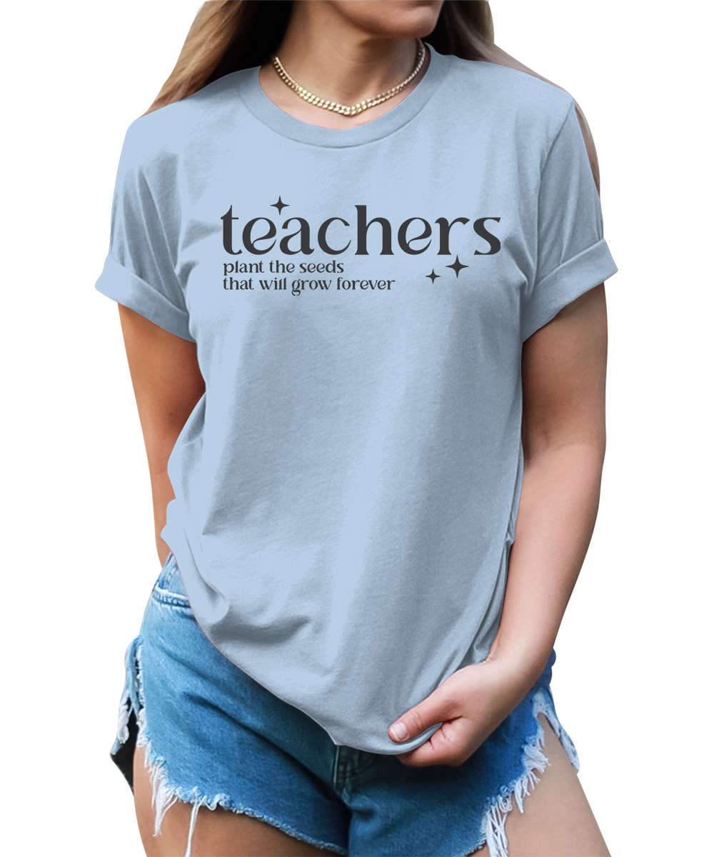 Women's Teachers Plant The Seeds Teaching Graphic Tees