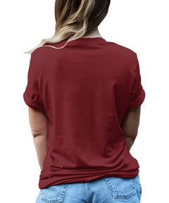 Snowman Christmas T-shirt For Women