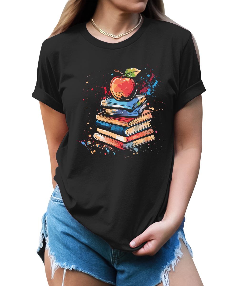 Bookworm Teacher Teaching Graphic Tees for Women