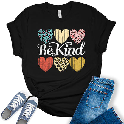 Be Kind Teacher Shirt Women's Teaching Graphic Tees