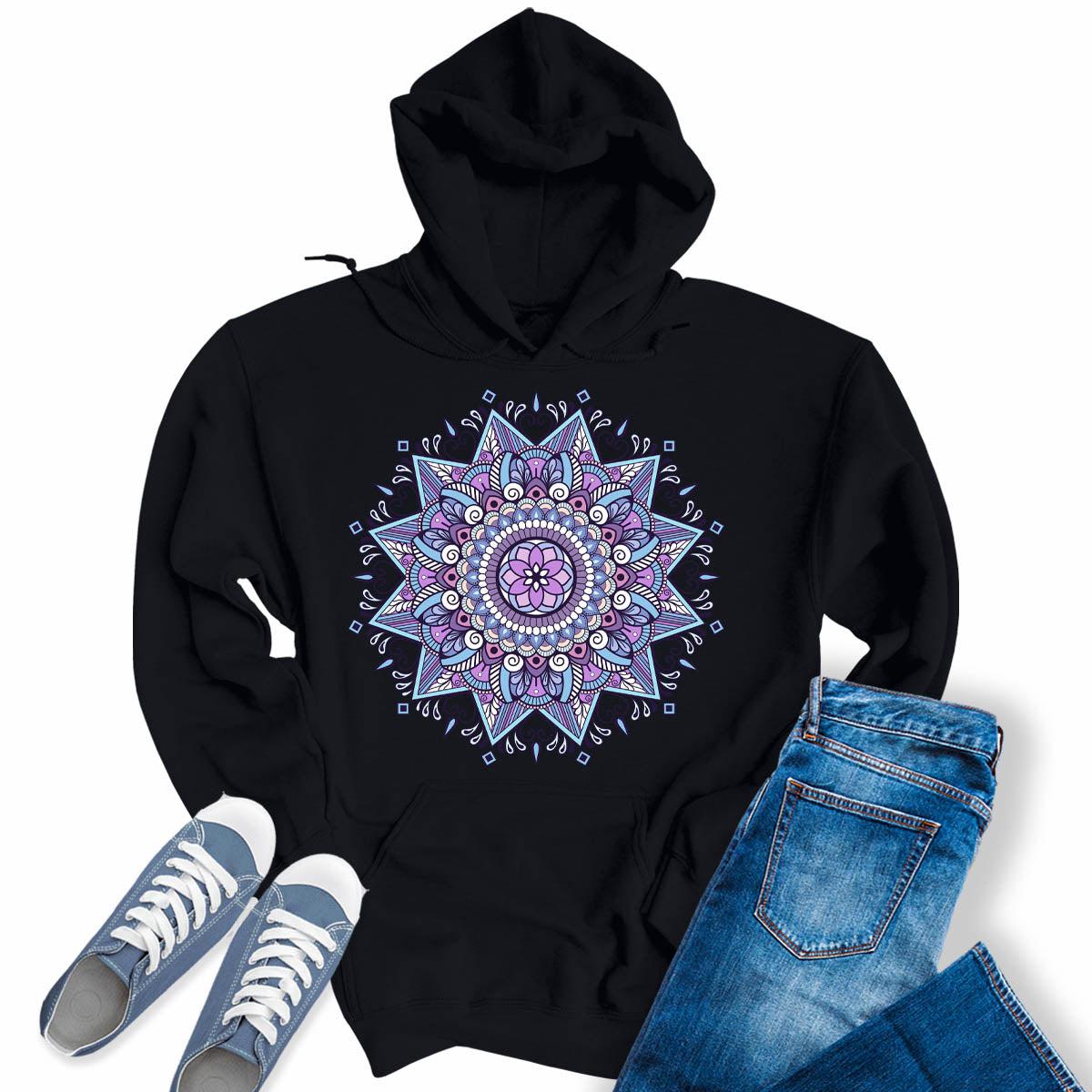 Purple Mandala Comfort Hoodie