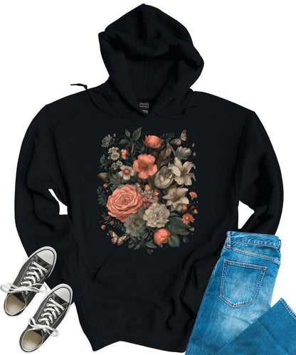 Floral Bloomcore Flower Cute Womens Graphic Hoodie