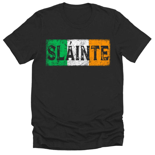 Slainte T Shirt St Patricks Day Shirt Mens Irish Graphic Tees