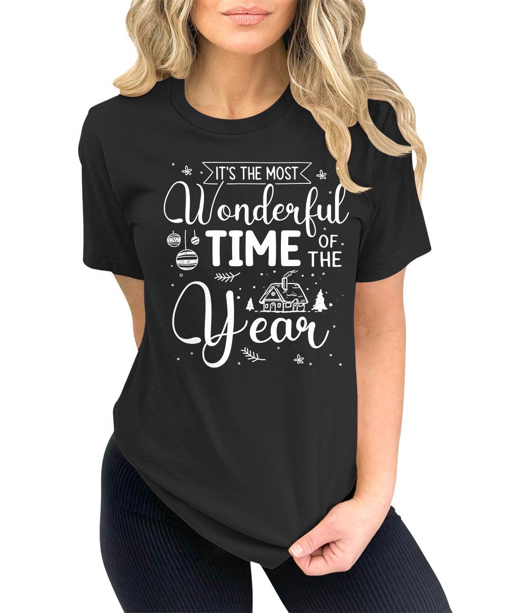It's The Most Wonderful Time Of The Year Cute Christmas Womens T-shirt