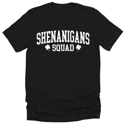 Shenanigans Squad T Shirt St Patricks Day Shirt Menetter Print Graphic Tees