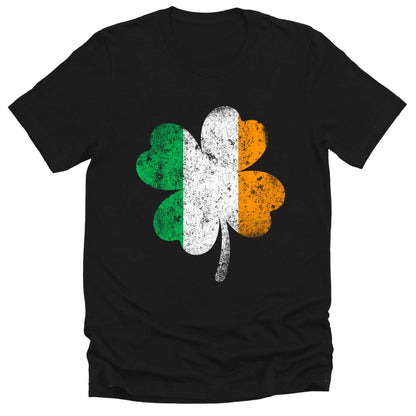 Irish Shamrock Flag T Shirt St Patricks Day Shirt Mens Graphic Tees