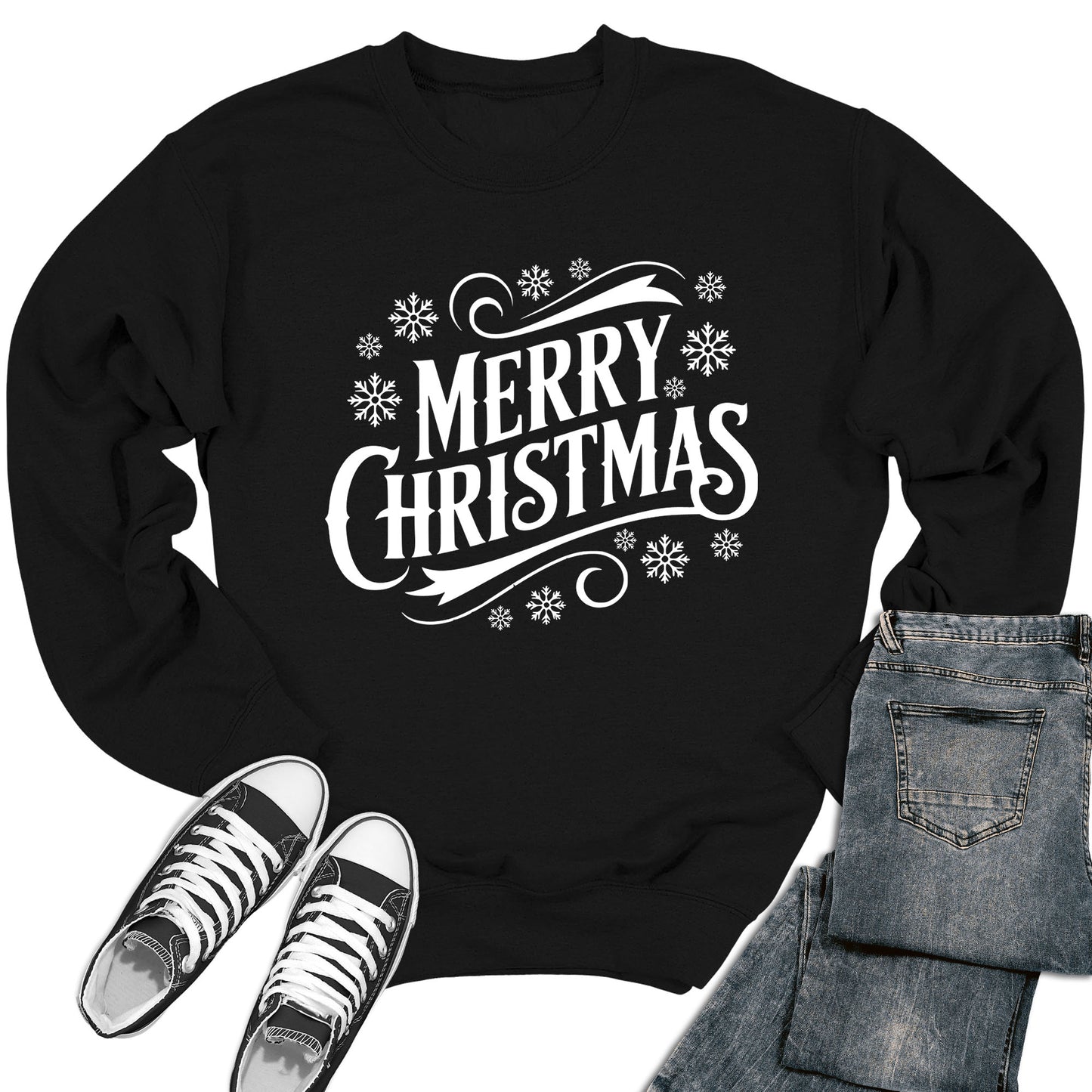 Women's Merry Christmas Crewneck Sweatshirt