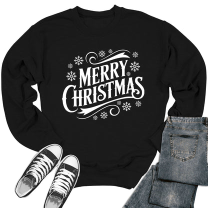 Women's Merry Christmas Crewneck Sweatshirt