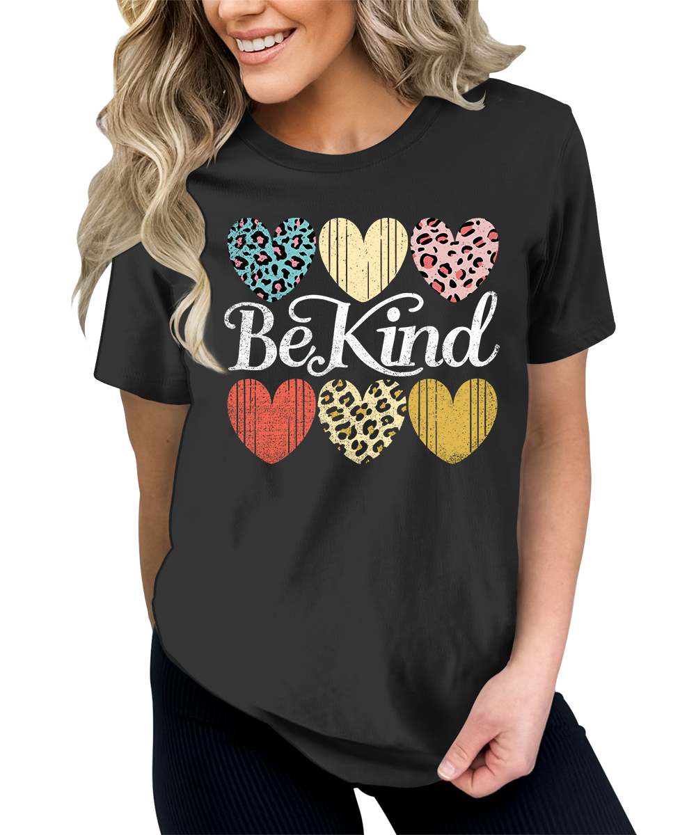 Be Kind Teacher Shirt Women's Teaching Graphic Tees