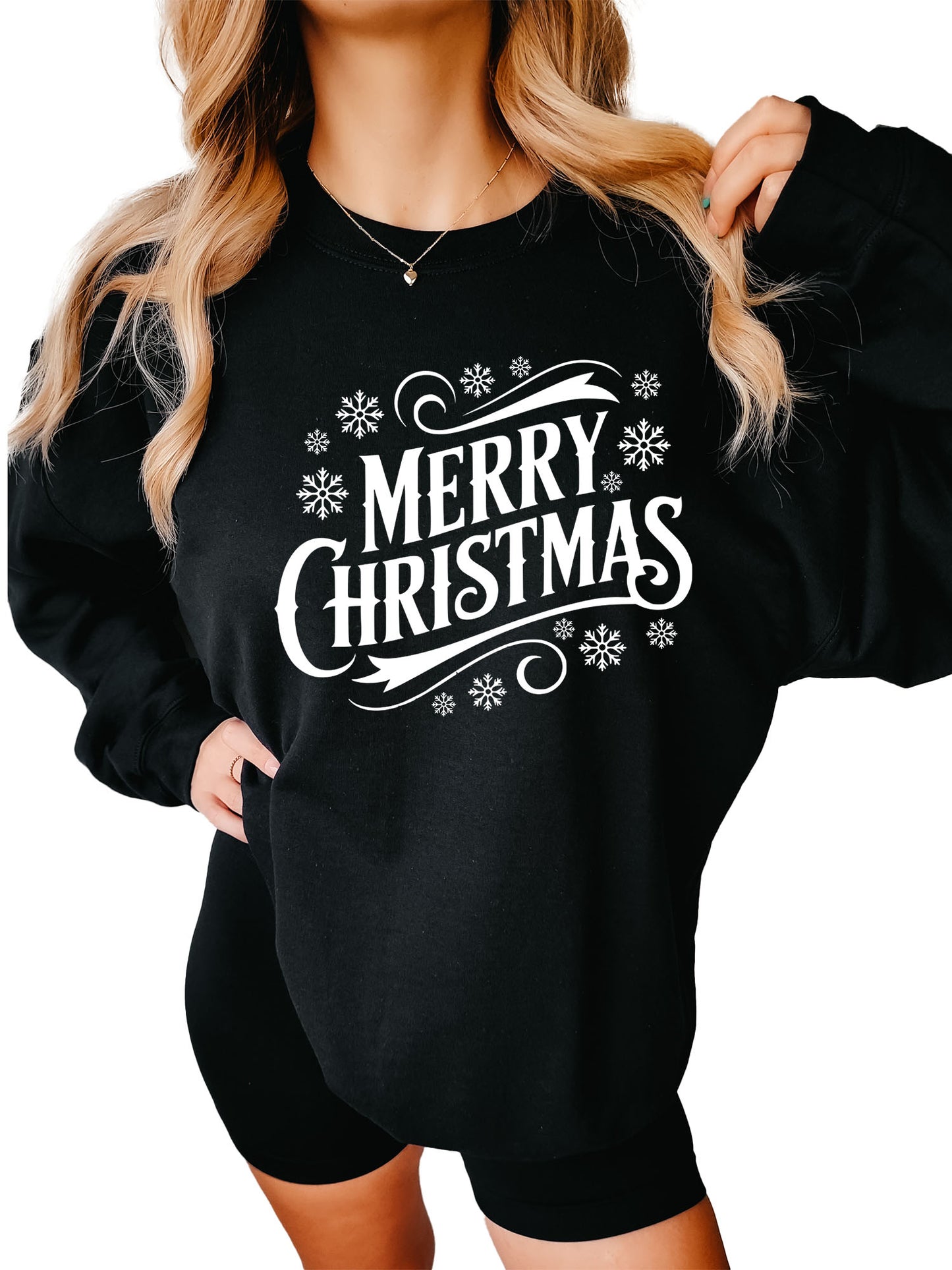 Women's Merry Christmas Crewneck Sweatshirt