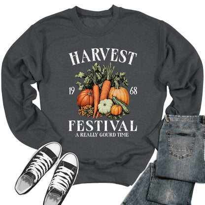 Harvest Festival 1968 Thanksgiving Crewneck Sweatshirt