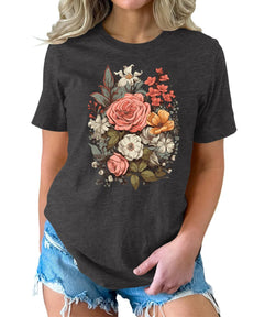 Flowers Graphic Tees for Women