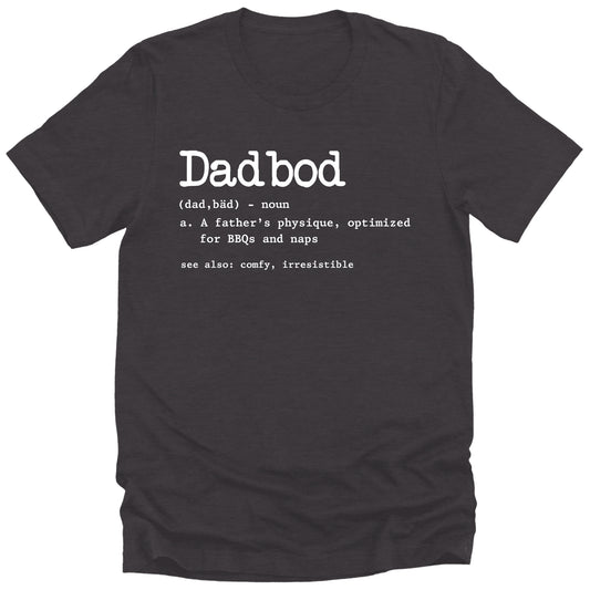 Mens Dad Bod Graphic Tee Cool Premium Tshirt