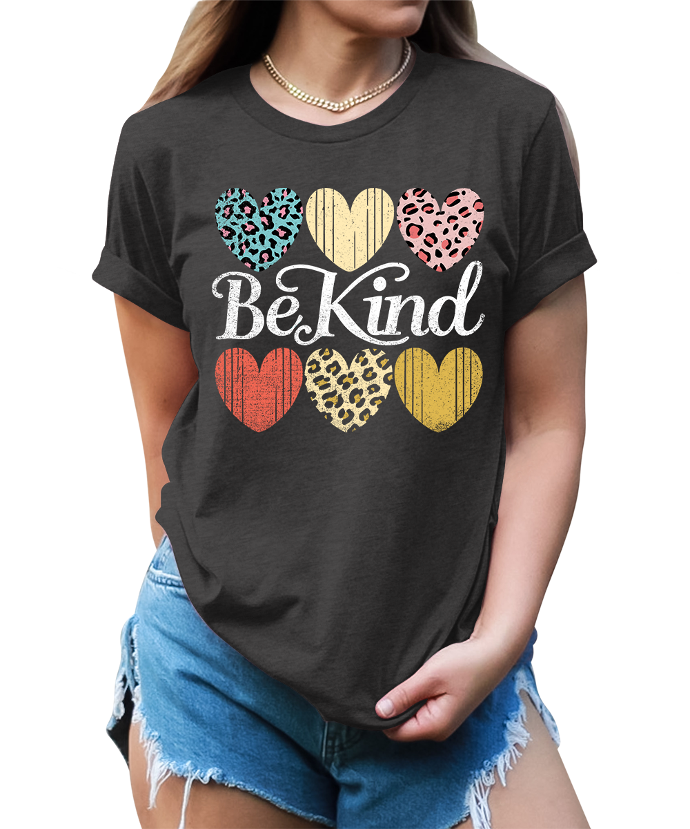 Be Kind Teacher Shirt Women's Teaching Graphic Tees