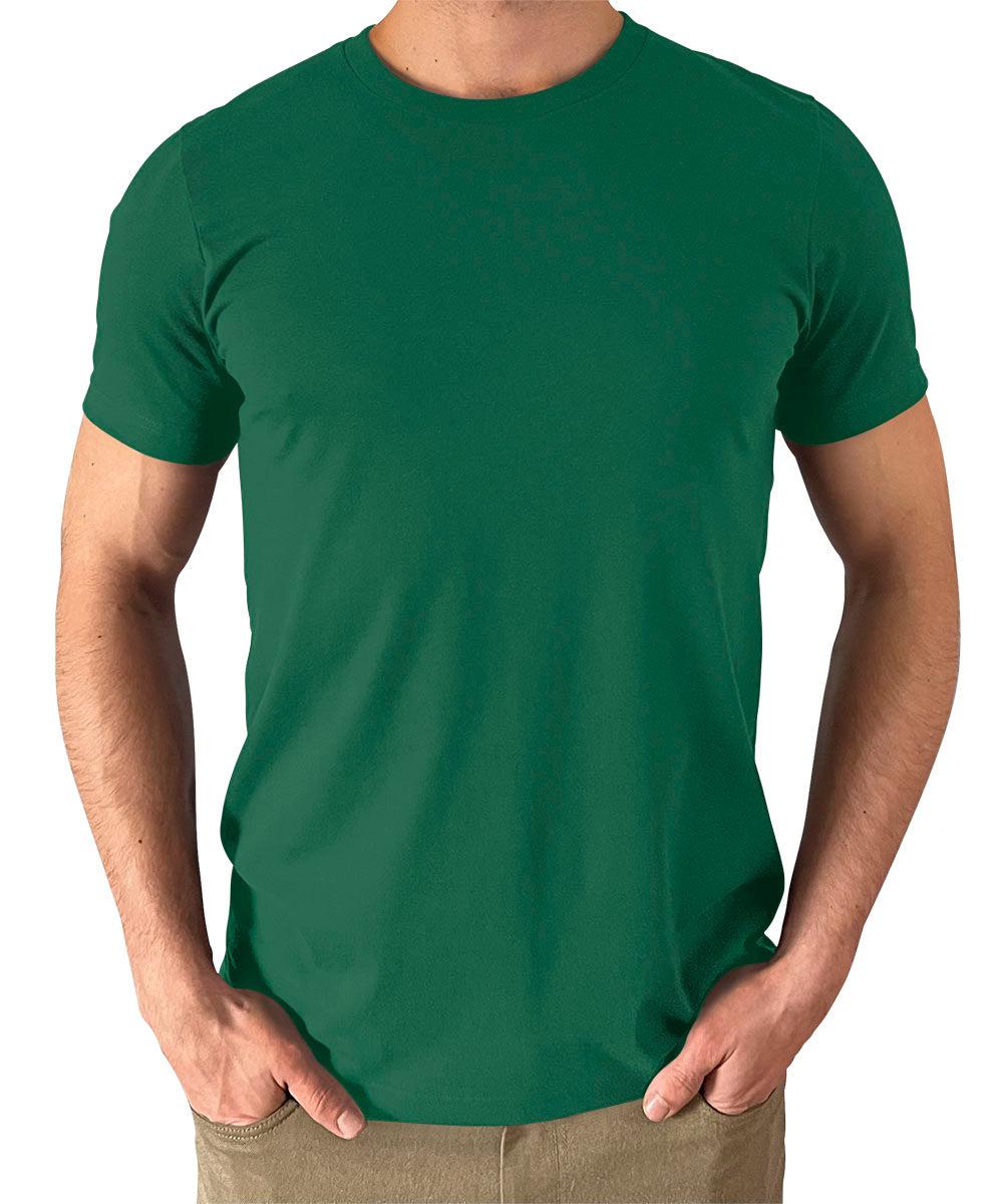 Men's Evergreen T Shirts Premium Casual Short Sleeve Classic Fit Crew Neck Shirts