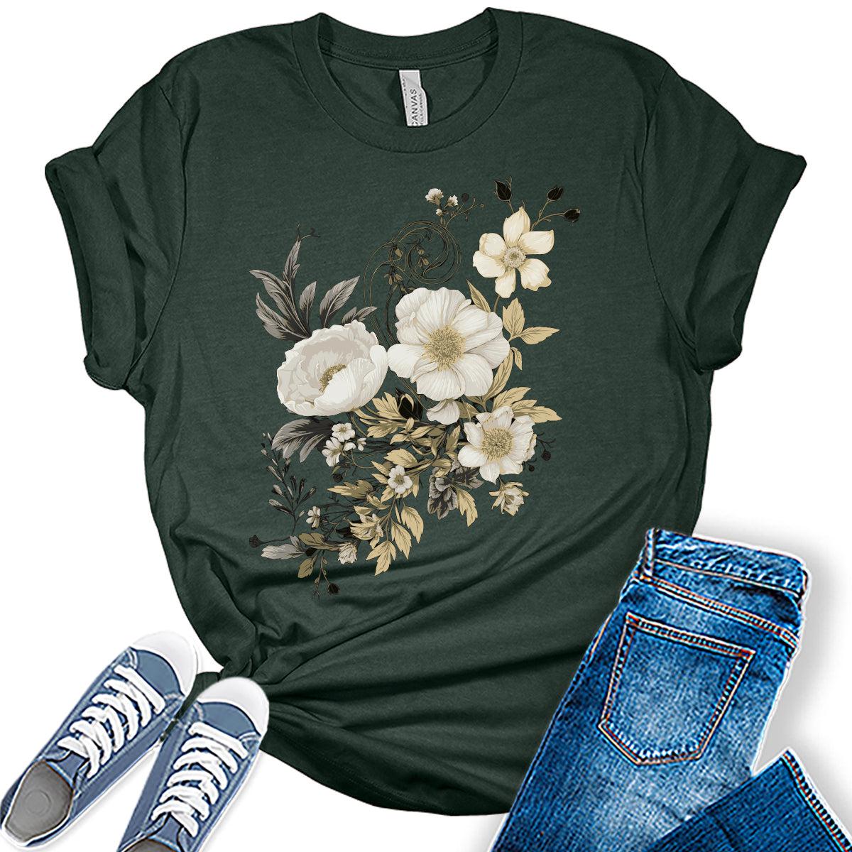 Flower Vines Graphic Shirt
