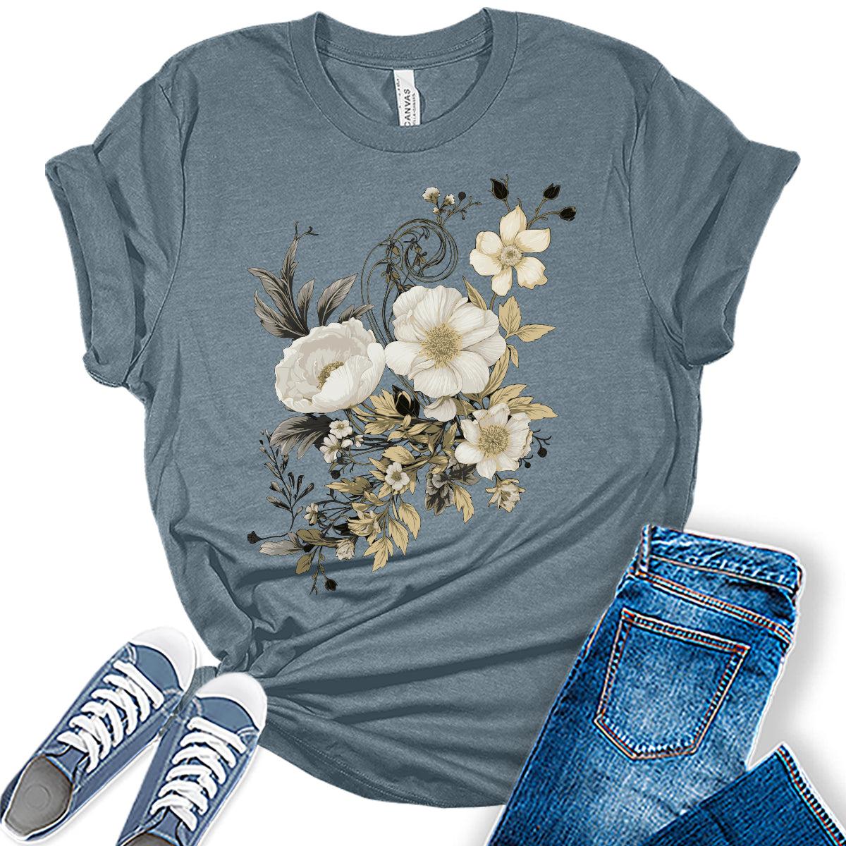 Flower Vines Graphic Shirt