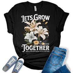 Let's Grow Together Y2K Shirt