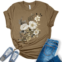 Flower Vines Graphic Shirt