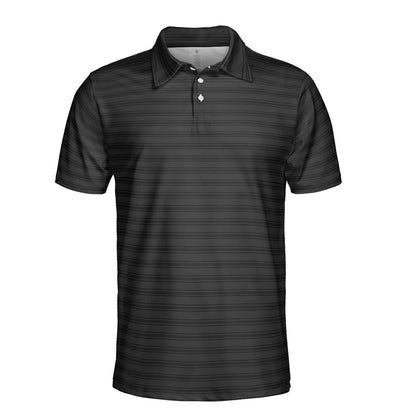 Mens Golf Polo Shirts Charcoal Short Sleeve Dry Fit Performance Moisture Wicking Casual Golf Shirts for Men