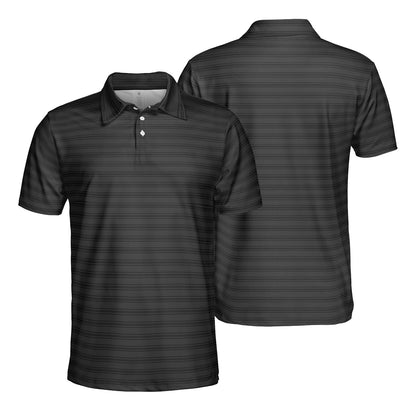 Mens Golf Polo Shirts Charcoal Short Sleeve Dry Fit Performance Moisture Wicking Casual Golf Shirts for Men