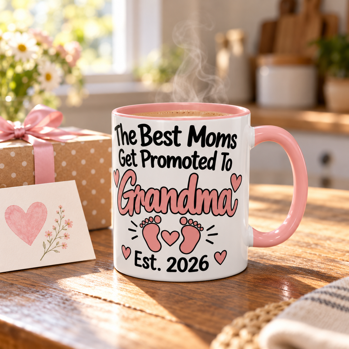 Promoted To Grandma Est. 2026 Mug