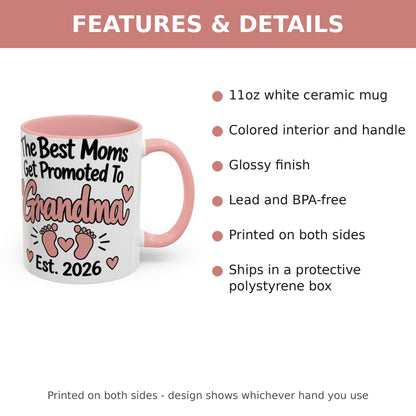 Promoted To Grandma Est. 2026 Mug