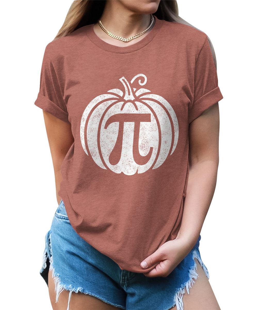 Fall Pumpkin Pie Funny Graphic Tees For Women