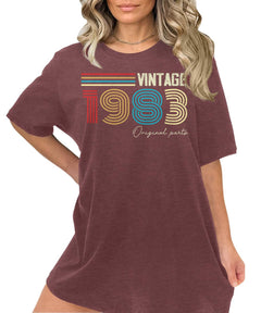 Love 1983 Vintage T-Shirt For Women's Graphic Tee