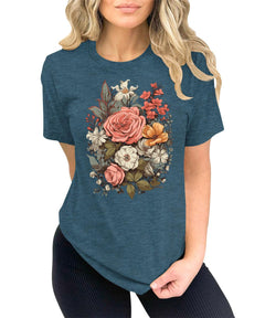 Flowers Graphic Tees for Women