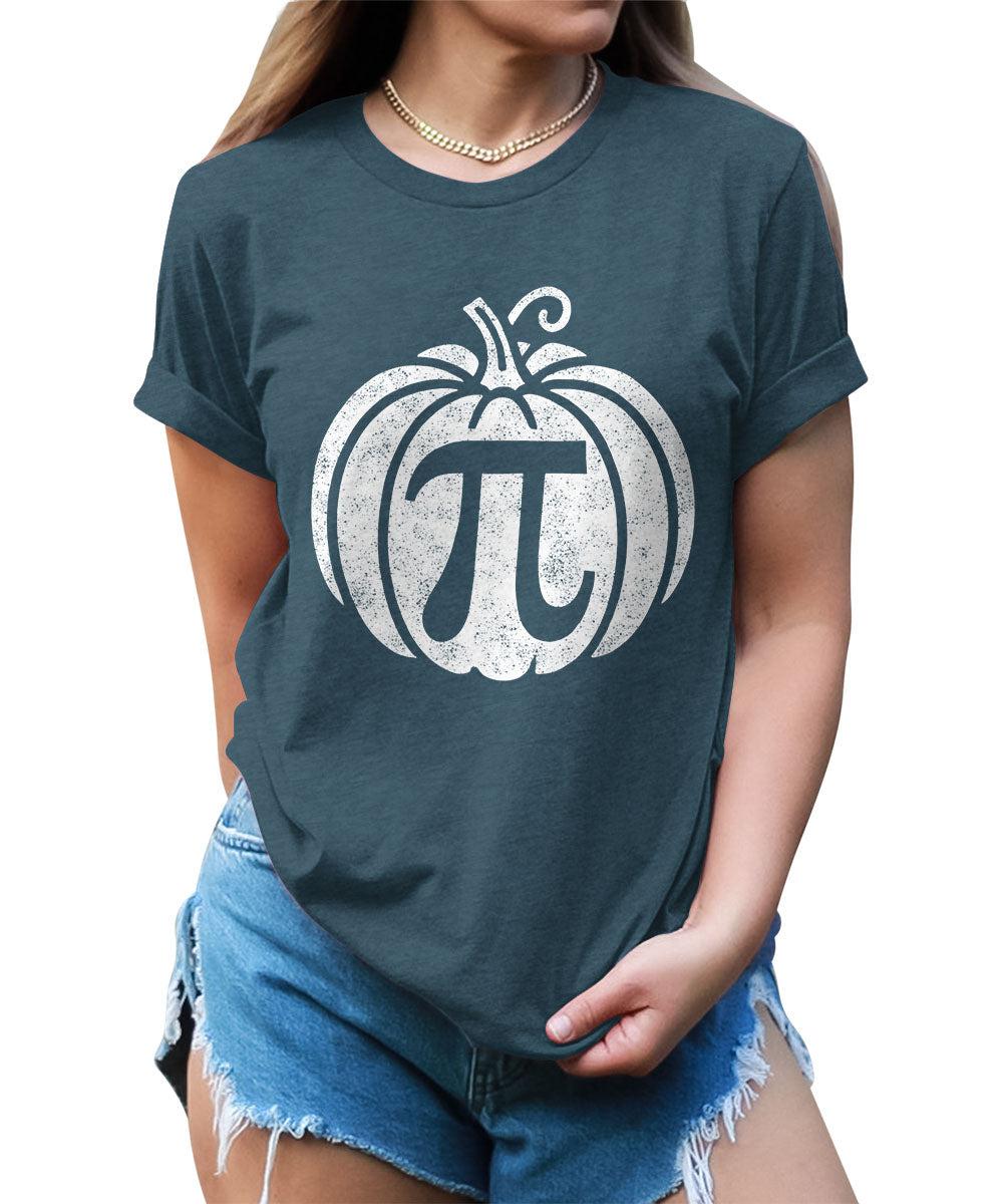 Fall Pumpkin Pie Funny Graphic Tees For Women