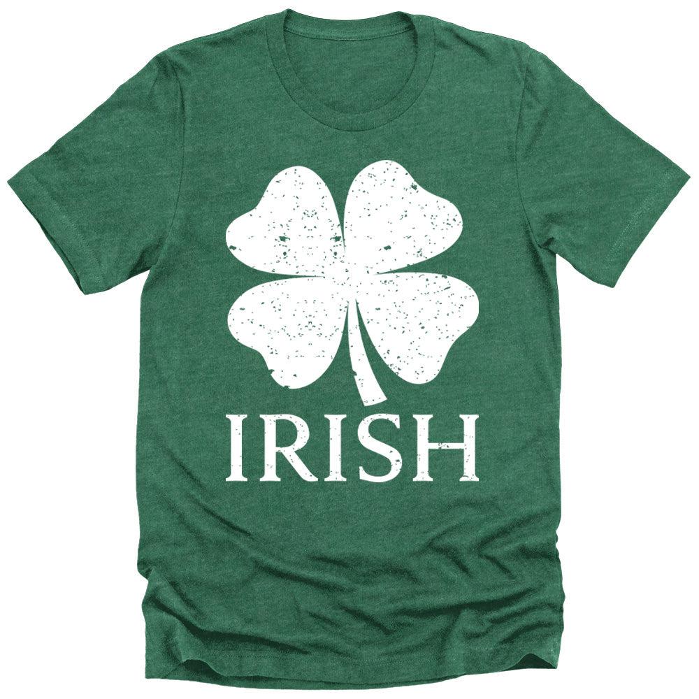 Men's St. Patrick's Day Shirt Irish Clover Graphic Tee