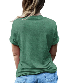 Evergreen Trees Womens Funny Christmas Graphic T-shirt