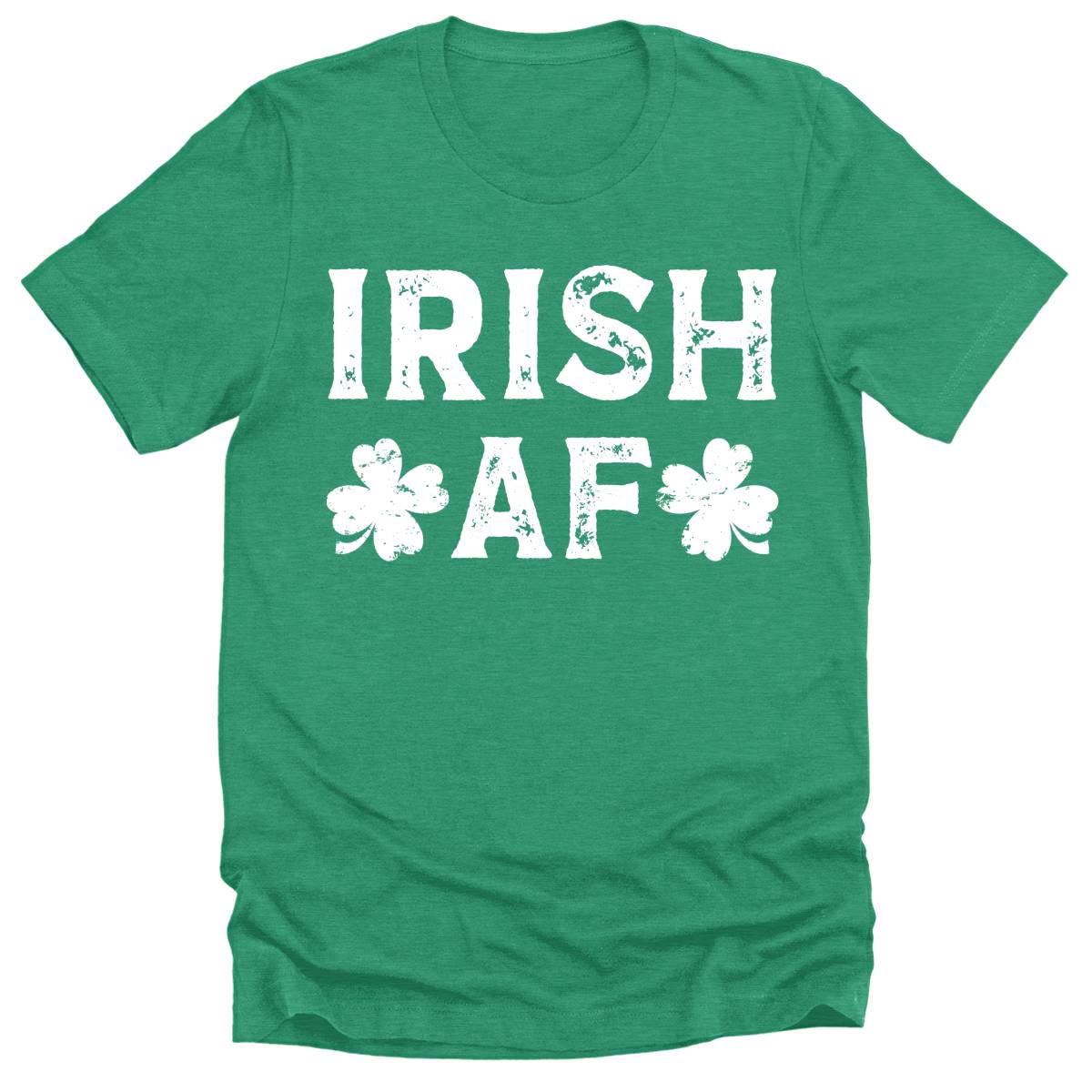 Irish AF Funny Shamrock St Paddys Mens T-shirt