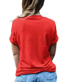 Reindeer Winter Flower Shirt For Women
