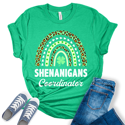 Shenanigans Coordinator Shirt For Women St. Patrick's Day Tee