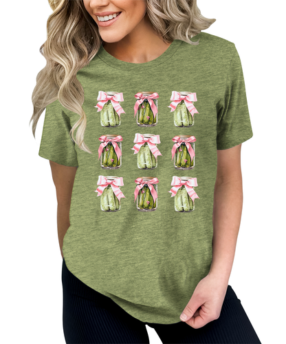 Pickle Princess Funny Dill Pickle Jar Teen T-shirt